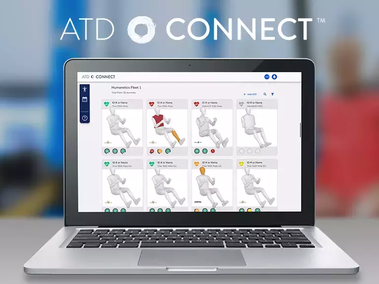 ATD Connect on laptop in lab